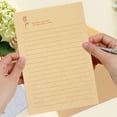 thumbnail image 3 of KSIWRE 72 PCS Vintage Stationery Set,24 Stationery Writing Papers with 12 Matching Envelopes,Old Looking Stationary Kit for Writing Letters and Invitations, 3 of 3