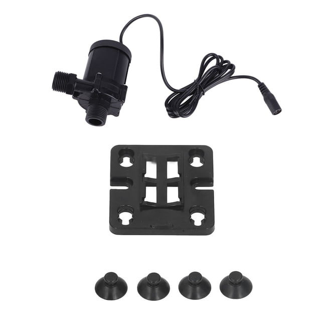 Bomba de refuerzo con motor sin escobillas, bajo nivel de ruido, 12 V CC, 30 W, 700 l/h, 12 m de elevación de descarga para calentador.