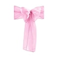 thumbnail image 2 of FeiFu Chair Sash Bow Ribbon 275cm Sheer Tulle Wedding Party Decoration Table Runner Gift Wrap White Streamer Cinta de Organza, 2 of 6
