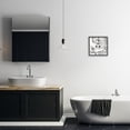 thumbnail image 2 of Stupell Industries Minimal Bathtub Cow Animals Painting Black Framed Art Print Wall Art, 12 x 12, 2 of 8