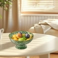 thumbnail image 6 of OEFNTAC Household Fruit Basket with Elevated Legs 10.24x5.12x4.72in Decorative Serving Bowl for Countertop Dining Table Kitchen Dining Room Use fruit basket kitchen countertop decor, 6 of 6