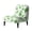 Green Clover Pattern, variant on HELLHERO Black and White Leopard Print Non Slip Armless Accent Chair Washable Cover with Stain Protection, Dustproof Armless Accent Chair Protector