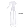 thumbnail image 2 of Uxcell 100ml Spray Bottles Refillable Mist Sprayer Plastic Clear 2 Pcs, 2 of 4
