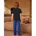thumbnail image 5 of Arshiner Boys Pajamas Short Sleeve and Long Pants 2 Piece Pajama Set for Boys, 5 of 6