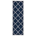 thumbnail image 3 of Safavieh Amherst Sharalyn Geometric Runner Rug, Navy/Beige, 2'3" x 15', 3 of 9