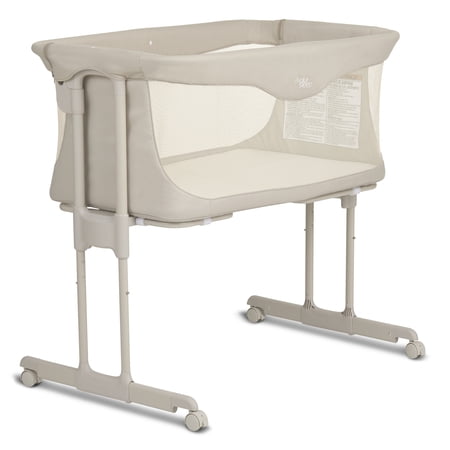 Evolur Kinsley Quickfold Portable Bassinet, Pearl Gray