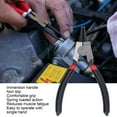 thumbnail image 4 of Durable Carbon Steel Snap Ring Pliers with Rubber Grip, 5-Inch Manual Repair Tool for Professional C Ring Installation and Removal, Easy to Operate with Spring Loaded Action and Non-Slip Handle for, 4 of 6