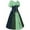 Green, variant on TAGOLD Halloween Dress for Womens,Fashion Womens Short Sleeve Round Neck Dress Comfy Summer Cold Shoulder Ladies Dress
