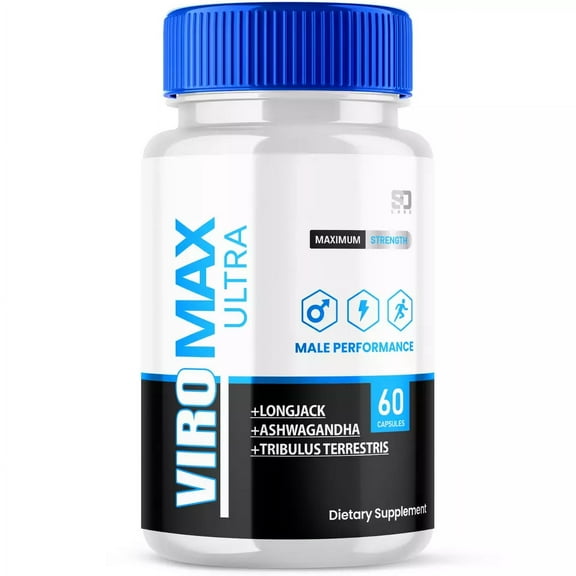 Viromax Ultra Male Health Pills - Enhance Intimate Drive and Vitality (1 Pack)