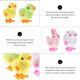 thumbnail image 4 of 6 piezas de adorables pollitos y conejitos de peluche, juguetes de cuerda para niños., 4 of 4
