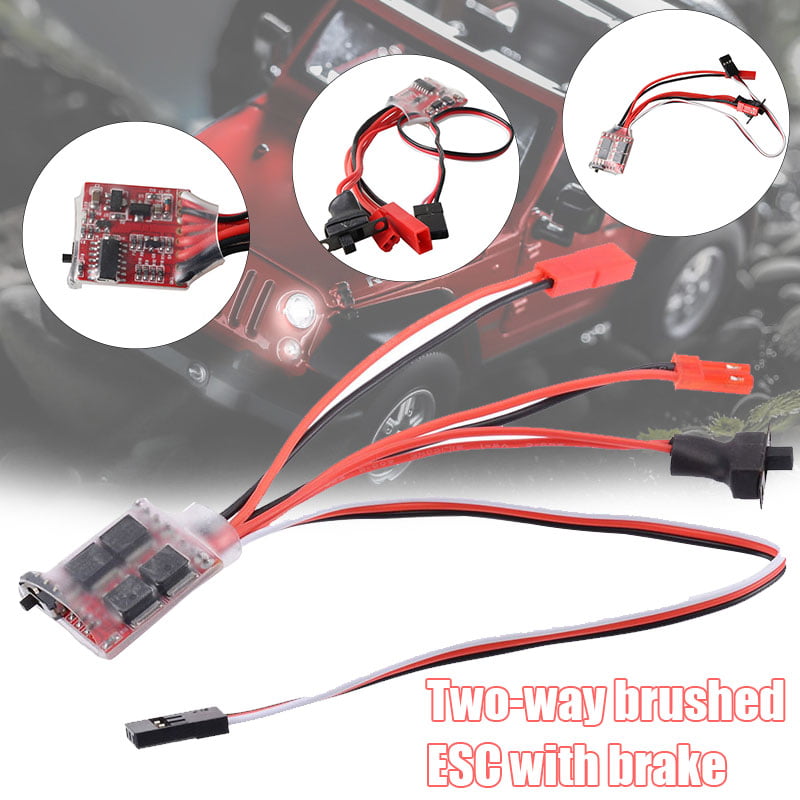 Mini 30A 4-8V Brushed Electric Speed Controller ESC Brush Motor For RC Car 