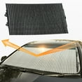 thumbnail image 2 of NEW Retractable Windshield Sun Shade for Car Fits Front Window of Various Models, 2 of 8