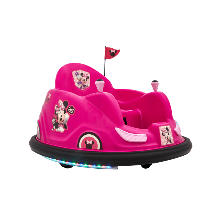 by Car, On Bumper Mouse Disney\'s 6V Ride Includes Charger Flybar, Minnie Powered Battery