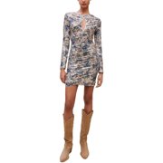 Maje womens Raquine Mini Dress, T36, Silver