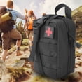 thumbnail image 1 of Bolsa De Primeros Auxilios,Bolsa De Rescate Mochila Táctica Militar Bolsa De Supervivencia De Emergencia Bolsa De Almacenamiento De Emergencia Bolsa De Medicina De Escalada(Negro) Ecomeon no, 1 of 6