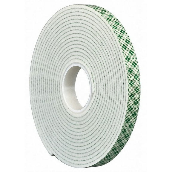 3m Double Sided Foam Tape,5 yd L,3/4" W 4016