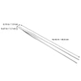 thumbnail image 2 of VERDANVERSE 2Ud Pinzas Para Reptiles De Metal Plata Extra Largas Con Punta Curva Y Recta, 2 of 7