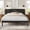 Espresso King, variant on Harmie Bed Frame Supportive Bedroom Setup master bedrooms guest rooms apartment bedrooms and Adults And Guest Rooms White Twin