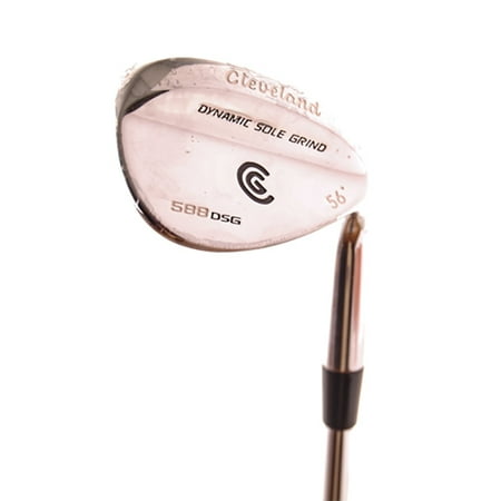 Irons Sand Wedge - New Cleveland 588 DSG Chrome Sand Wedge 56* FST Uniflex Steel RH