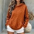 thumbnail image 2 of XINPING Women Leopard Hoodies Oversized Cheetah Print Sweatshirt Hooded Long Sleeve Stretchy Soft 2000s Pullover Tops Y2k Graphic Hoodies, 2 of 5