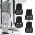 thumbnail image 3 of 4 Pieces Crutch Tips Replacement Sturdy Reinforced Crutch Feet Cap for Canes Black 19mm Hole, 3 of 8