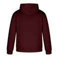 thumbnail image 4 of Aobny Hooded Hoodies for Men Graphic Red Thermal Letter Pullover Men Mens Renaissance Shirt,XL, 4 of 5