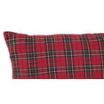 thumbnail image 2 of Holiday Tartan Plaid Dazzle Christmas Decorative Pillow (12"x20" Throw Pillow), 2 of 4