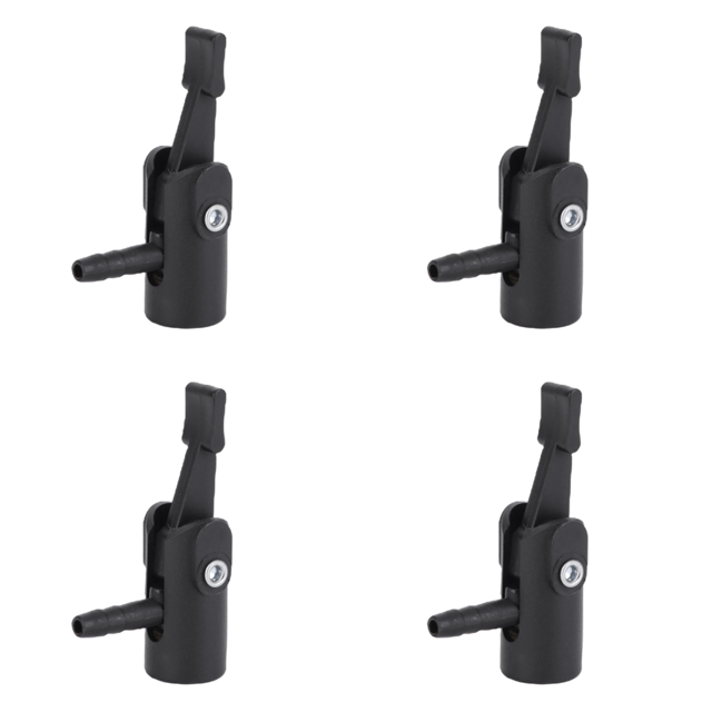 Inflador de neumáticos, válvula de neumático, aire de 6mm para manguera de aire de vehículo de 5-6mm (plástico completo)