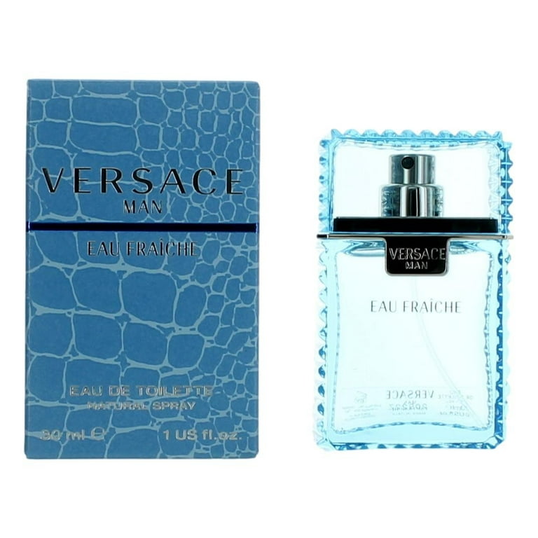 VERSACE Eau Fraîche 75ml 香水(男性用) Versace Man Eau Fraiche Cologne for Men, 1 Oz Perfume Toilette