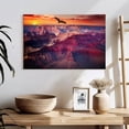 thumbnail image 3 of Elephant Stock Eagle Over Grand Canyon Wall Art - Horizontal Canvas Wall Art - Living Room Wall Decor - Nature Canvas - Orange And Beige Decor - 24" x 16", 3 of 8