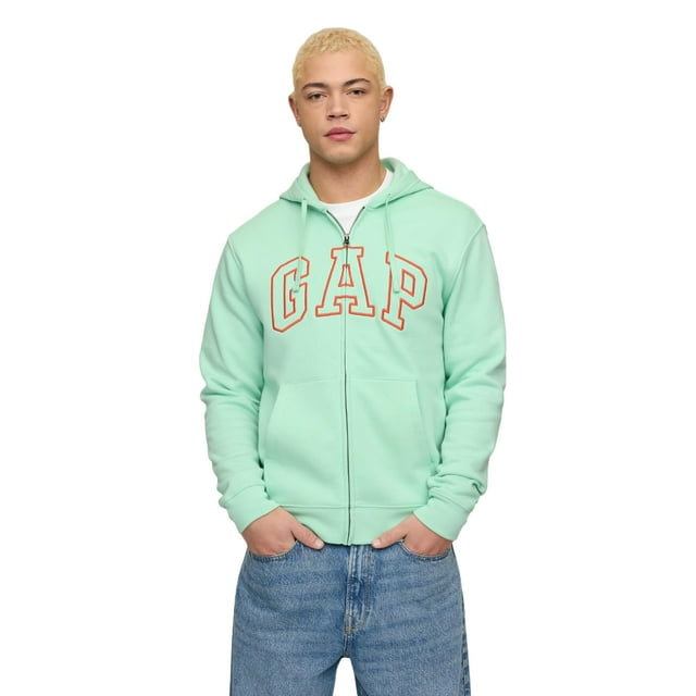 Sudadera con capucha GAP Heritage Logo con cierre completo para hombre talla M