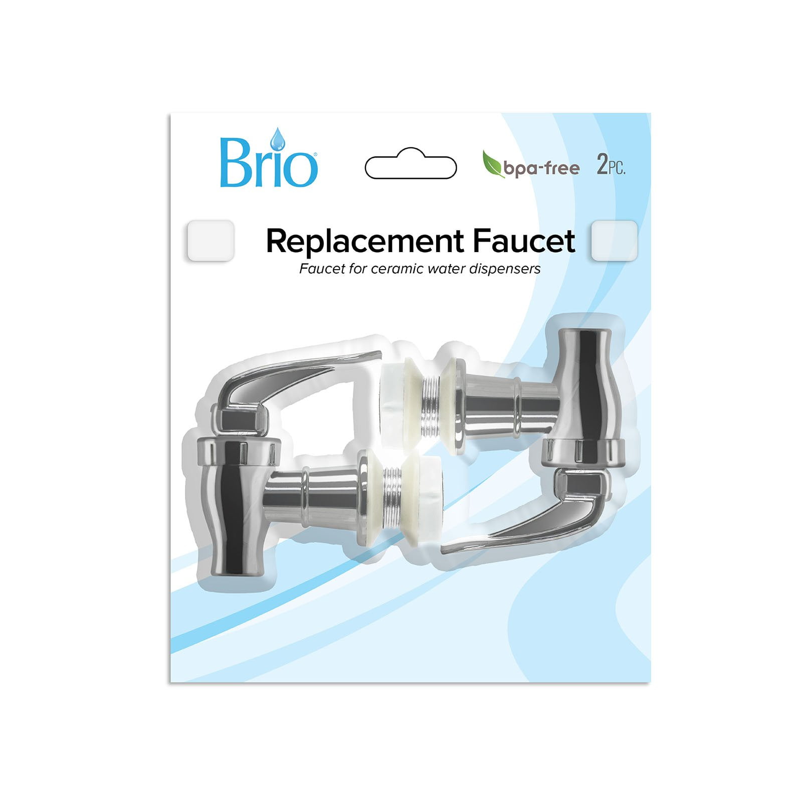 Brio Water Dispenser Replacement Valve 2 Pack, Cooler Faucet Spigot for