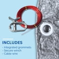 thumbnail image 4 of Swimline Hydrotools Silver King Winter Cover for 15x30 Ft Above Ground Pools, 4 of 7
