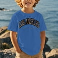 thumbnail image 2 of Little Boys T Shirts Los Angeles Shirt Letter Print short Sleeve Short Sleeve Summer Crewneck Tops Basic Tees Cute Tops for Girls 4-5 Years, 2 of 4