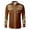 A01 Brown, variant on SXCXLSA Western Shirts For Men Cowboy Embroidered Long Sleeve Button Collar Shirt Regular Fit Business Casual Blouse With Floral Design Black L