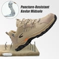 thumbnail image 3 of AUXDIQ Work Shoes Men Women Breathable Steel Toe Cap Industrial Trainers Lightweight Construction Sneakers Sport Shoes, 3 of 6