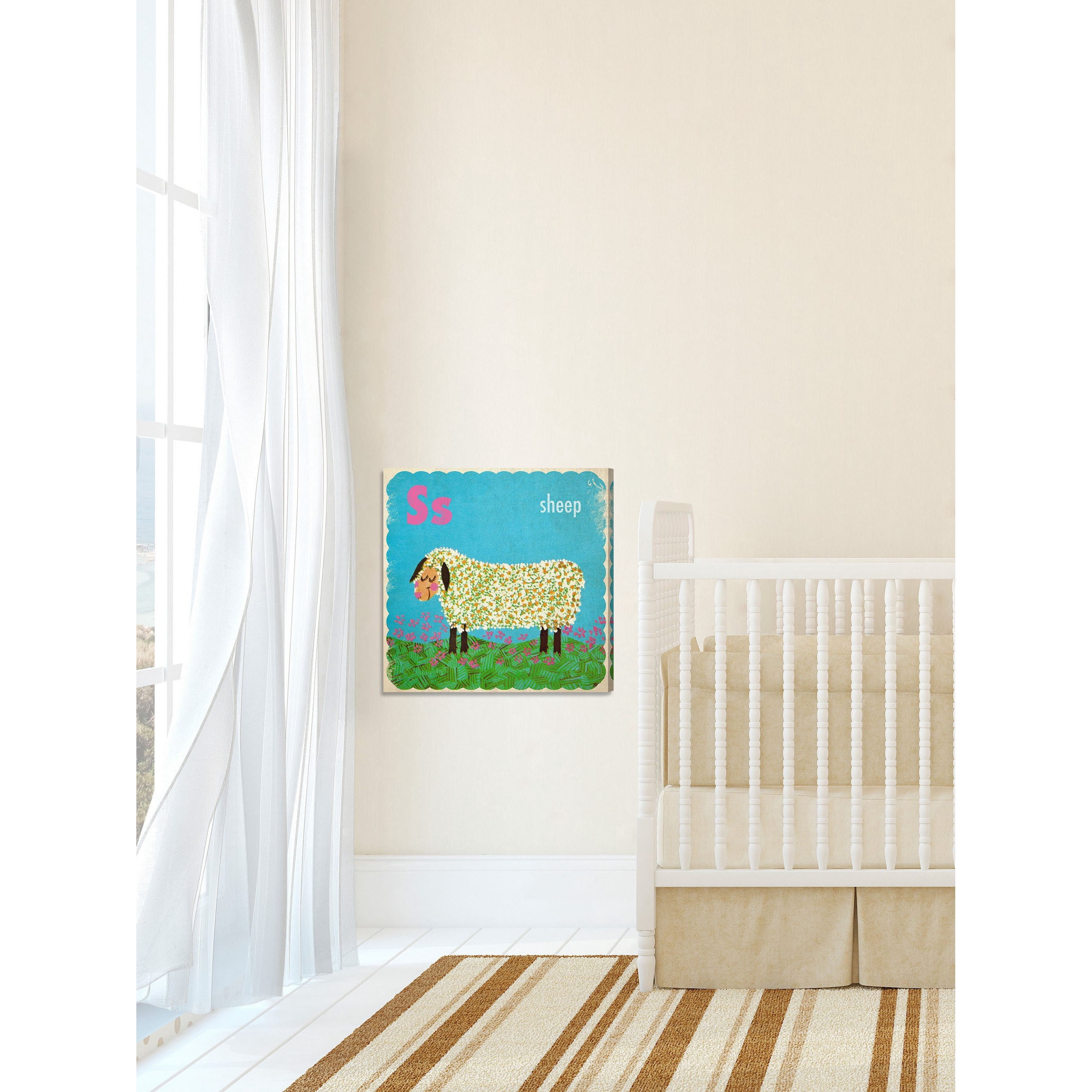 Marmont Hill "Sheep" by Curtis Painting Print on Canvas