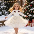 thumbnail image 2 of WXFAZCVU Toddler Baby Girl Christmas Dress Spaghetti Strap Sequin Tutu Dresses Fashion Going Out Size 4-5 Years, 2 of 4
