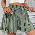 thumbnail image 6 of UDAUDU Women's Flowy Summer Shorts High Waisted Casual Dressy Shorts Comfort Loose Fit Beach Vacation Outfits Green S, 6 of 7