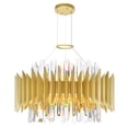 thumbnail image 1 of 12 Light Chandelier with Satin Gold finish, 1 of 2