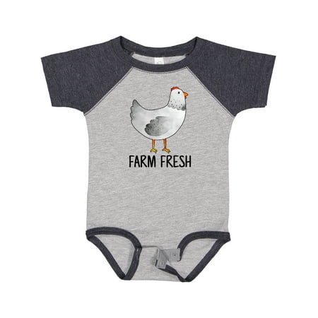 

Inktastic Farming Chicken Farm Fresh Gift Baby Boy or Baby Girl Bodysuit