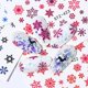 thumbnail image 2 of Pegatinas navideñas para uñas, calcomanías de agua para decoración de uñas de Año Nuevo, pegatinas para decoración de uñas con copos de nieve y estrellas, decoración para uñas, apliques de decoración, 2 of 7