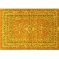 thumbnail image 1 of Ahgly Company Indoor Rectangle Medallion Yellow Traditional Area Rugs, 4' x 6', 1 of 4