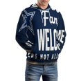 thumbnail image 5 of Football Cowboys 3d Sweatshirts Hoodie Fashion Casual Personality Men's Women Street Hoodie Pullovers Long Sleeve Comfortable Top, 5 of 6