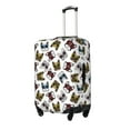 thumbnail image 2 of Wukai Bulldog Sunglasses Face Elastic Luggage Cover: Personalized Protection for Your Suitcase - Fits 19~29-inch, Washable & Durable Travel Companion-, 2 of 8