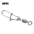 thumbnail image 2 of Swivels Connector, Sturdy And Durable High Strength Fine Workmanship Convenient To Use 50PCS Fishing Swivel, The Best Gift For Fishing Lover, 2 of 8