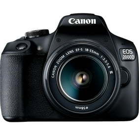 Canon EOS 2000D / Rebel T7 DSLR Camera with EF-S 18-55mm DC III Lens (International Model)