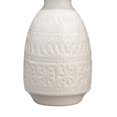 thumbnail image 4 of Benzara BM241211 10 x 10 x 20 in. Ceramic Table Lamp with Repeating Pattern, White, 4 of 5