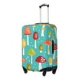 thumbnail image 2 of Balery Mushrooms Luggage Cover Protector, Scratch And Dirt Resistant, Fits 18-32 Inch Luggage - Small, 2 of 9