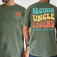 thumbnail image 4 of "Brother Uncle Legend" Retro T-Shirt – Humorous Tee for Awesome Uncles & Brothers, 4 of 6